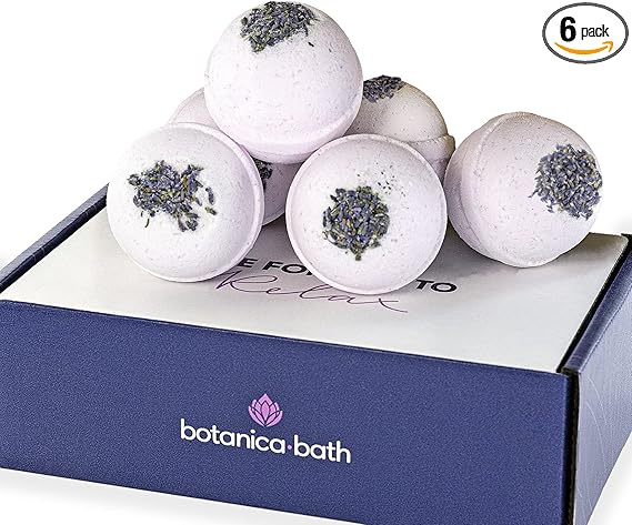 Hemp infused bath bombs.