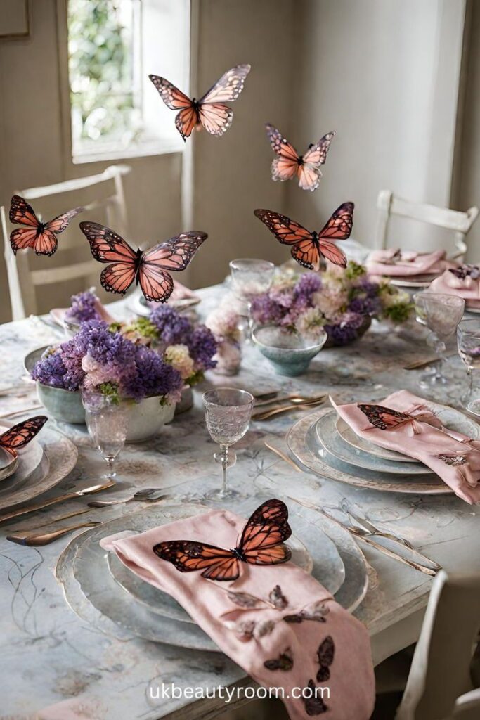 Butterfly TableScapes For Table Setup