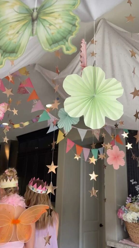 Craft Paper Classroom Flower Decor
