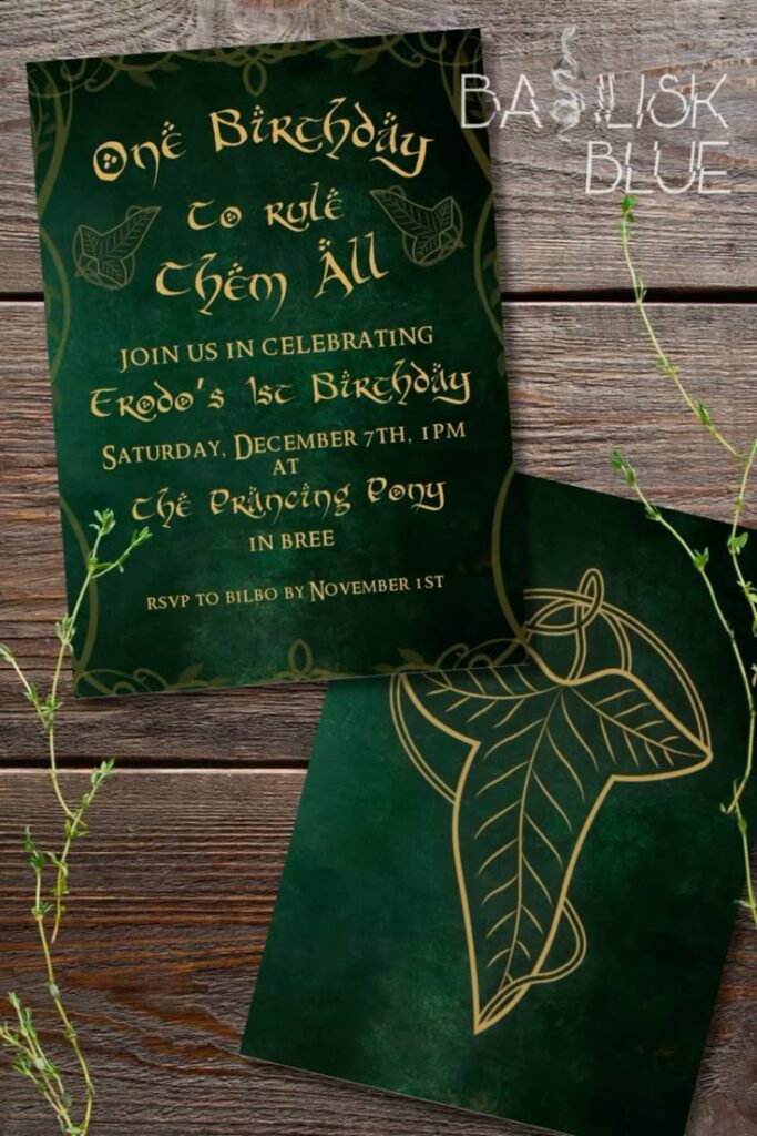 One Ring Invitation Cards
