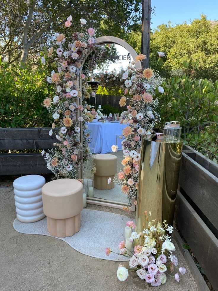 Floral Arch Photo Booth