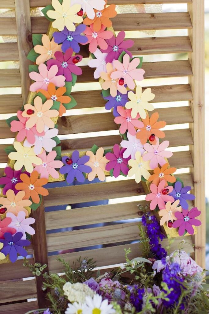DIY Soft Paper Flower Hangings