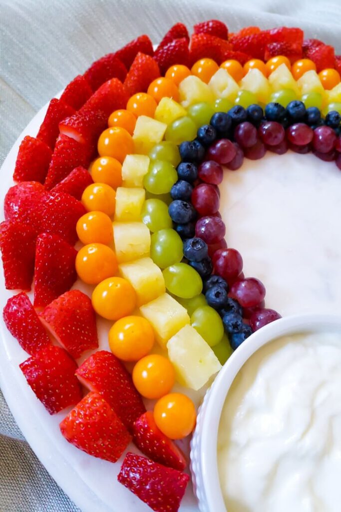 Rainbow Fruit Salad Platter