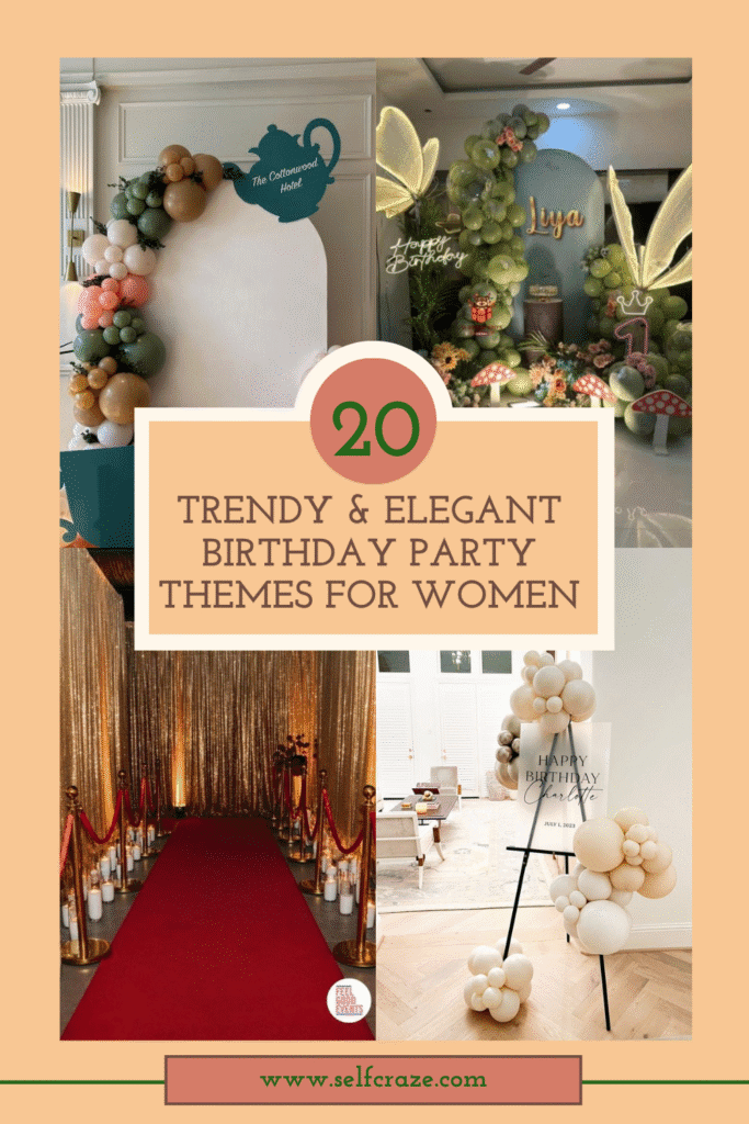 Birthday Party Themes for Women