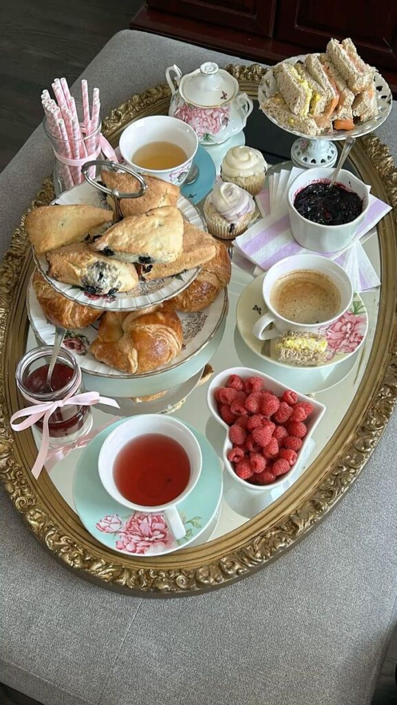 Vintage Food Presentation