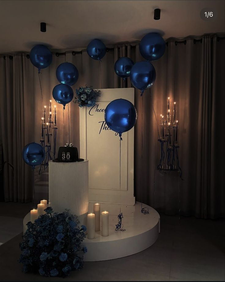 Midnight Elegance Classy Birthday Theme