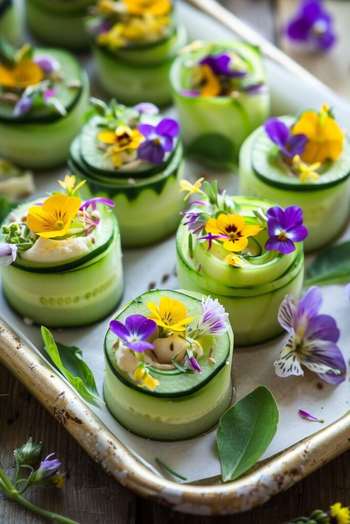 Fresh Cucumber Salad As a Starter