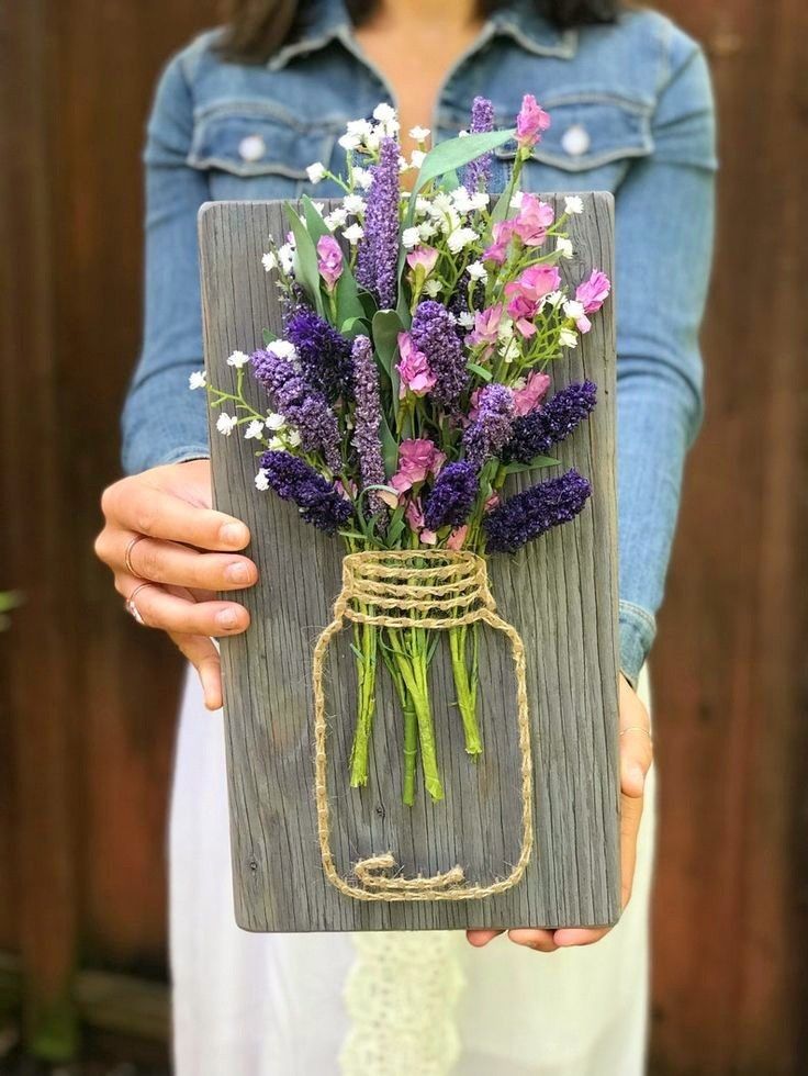 Embroidered Floral Art