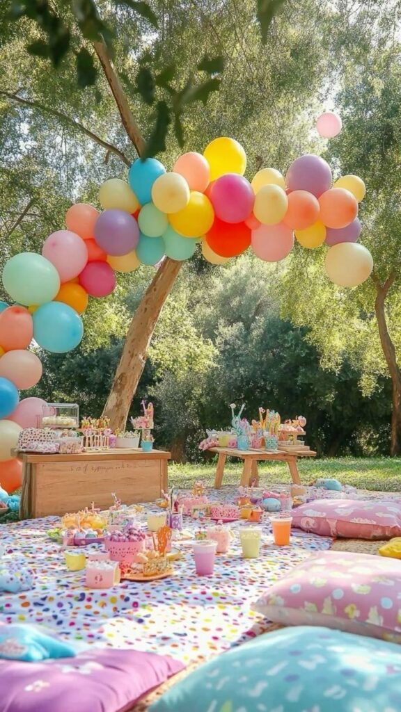 Pastel Balloon Wall