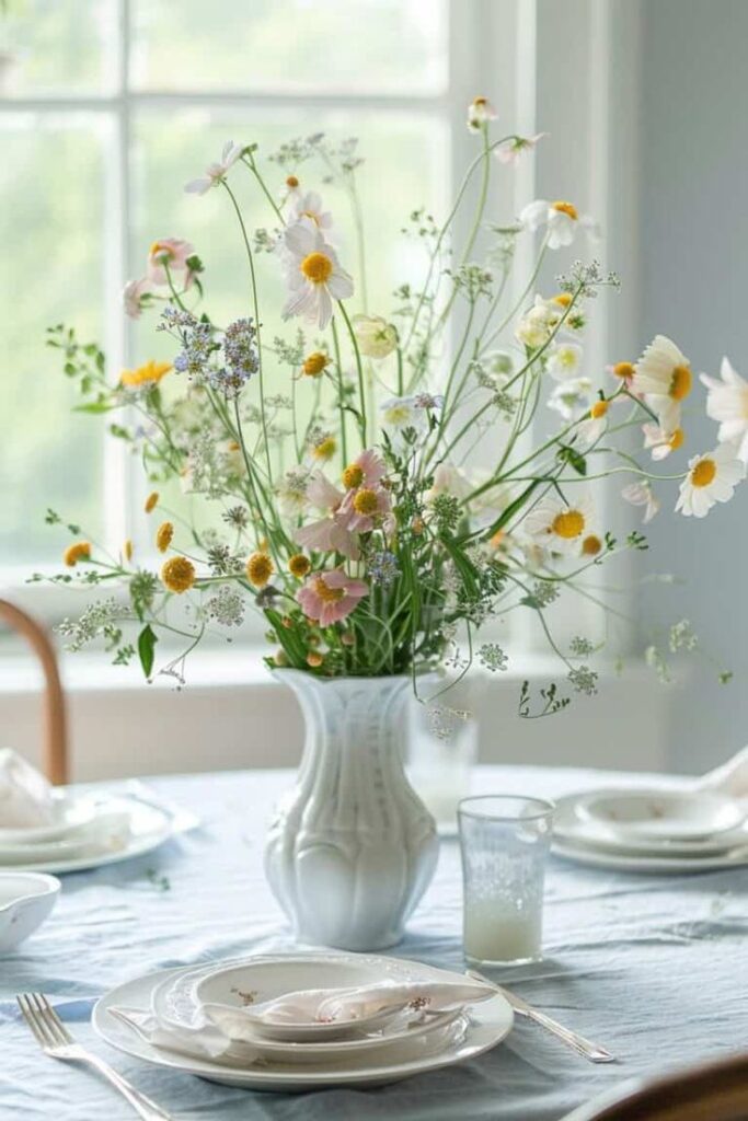 Wildflower Mason Jars