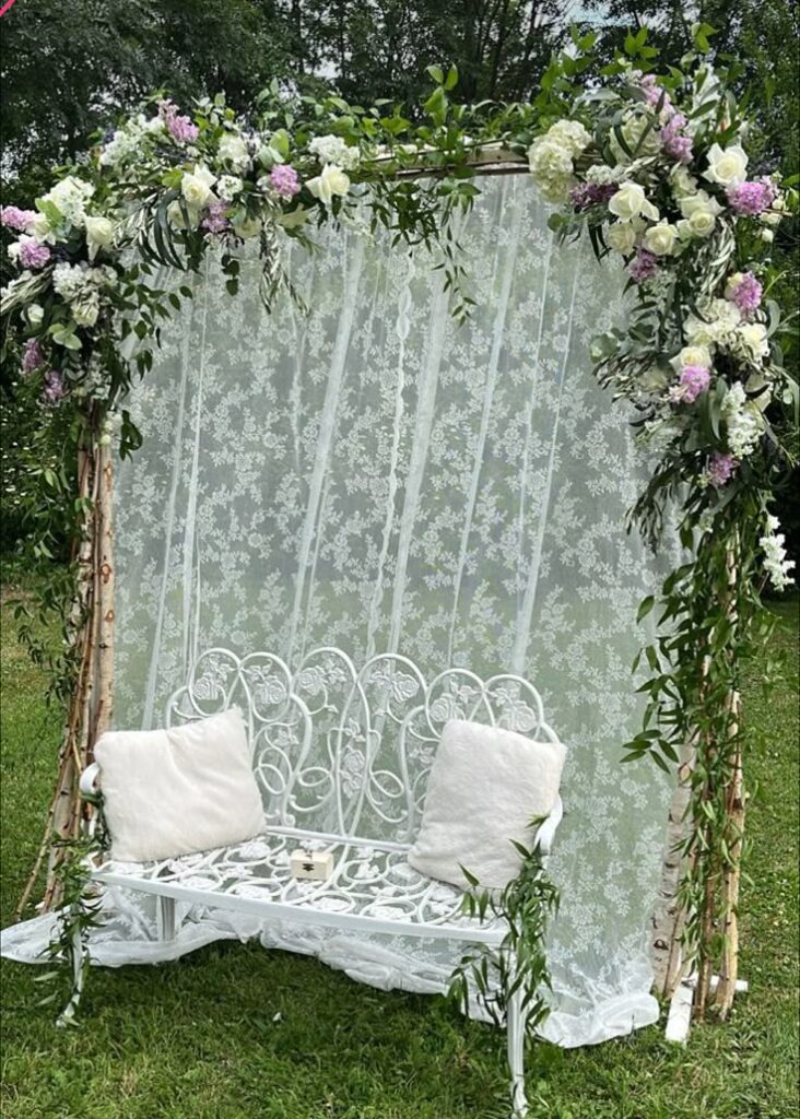 Floral Arch Backdrop